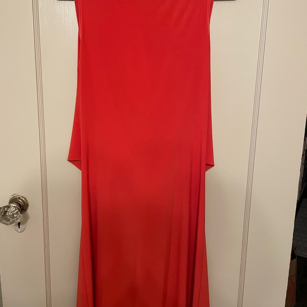 Lauren Vidal Orange Sheath Dress